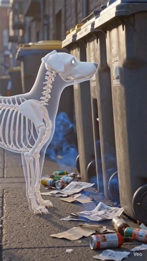 Dog X-Ray View 😱 | Inside a Dog Body #shorts