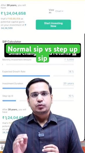 Normal sip vs modified sip || step up sip #investment