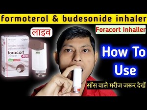 formoterol fumarate and budesonide inhaler | foracort 200 inhaler how to use in hindi |