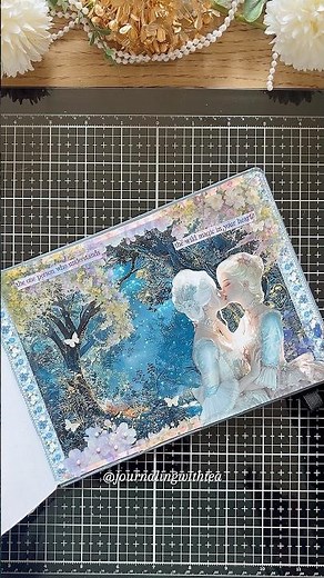 🎵Forbidden Love Aesthetic | Dark Romantasy Collage🌙ASMR Art Journal #shorts