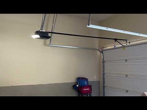 Chamberlain B4613T LED Belt Drive Garage Door Opener Running