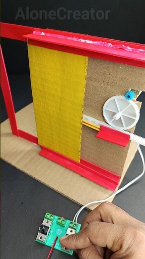 Automatic Electric Gate System Using DC Motor | Smart project #tech #DIYProject #DIY