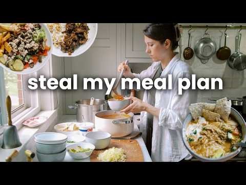 One Grocery Trip, A Full Week of Dinners (From Scratch for My Family of 6)