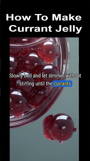 Can You Make Jelly With Just Currants and Sugar?