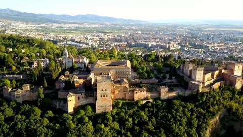 Granada's Alhambra Palace: Drone Views of Andalusia's Masterpiece