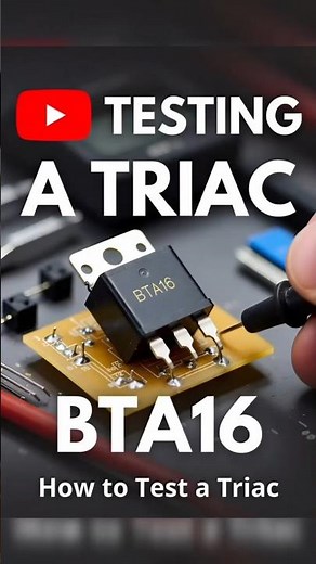 simple circuit test Triac #triac #turtorial #tutorials #simpleelectronics #electronics #ac #bta16