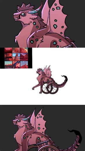 Cheetah Speedpaint #wingsoffire #wof #oc #dragonart #dragon #speedpaint