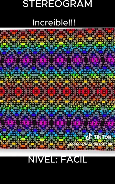 Descubre el Estereograma Oculto: Reto Visual Fácil
