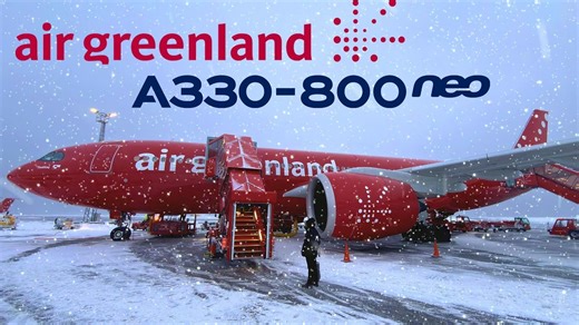 【飞行记录】格陵兰航空A330neo: 哥本哈根 ⇄ 努克