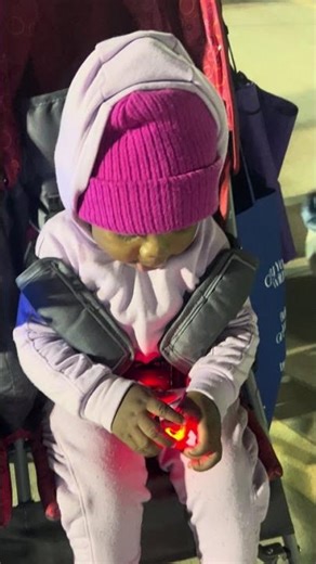 Their First Time seeing flashing Christmas Rings #babies #fyp #viral #vlog