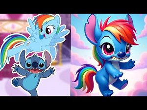 My Little Pony as a Stitch | Video for kids