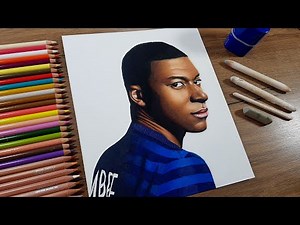 Drawing Kylian Mbappe