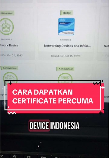 Cara Dapatkan Certificate CCNA dan CompTIA Secara Percuma