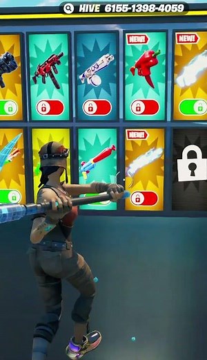 how to get the supercharged smg in Fortnite 1V1 with every gun