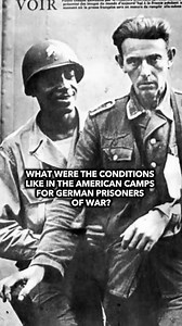 What were the conditions like in the American camps for German prisoners of war #WW2History #WorldWar2 #ww2 #usa #SoldierStory #MilitaryLife #BraveHeroes #WarStories #WarriorTales #history | Army History