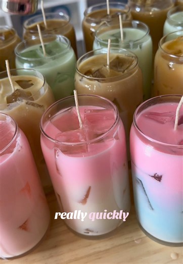 How to Make Iced Latte Candles at Home