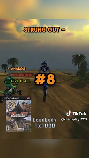 MX vs ATV Unleashed! #mx #atv #unleashed #mxvsatv #soundtrack #ps2 #ps2games #nostalgia #memoryunlocked
