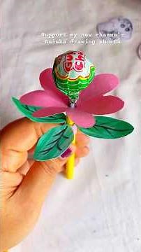 Chocolate 🍫 🍭gift wrap crafts for kids #music #satisfying #shorts #chocolate