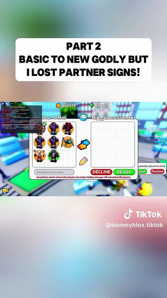 Part 2 BASIC to NEW GODLY but I LOST PARTNER SIGNS! #robloxfyp #adoptme #robloxedit #robloxx #robloxgames #toilettowerdefense