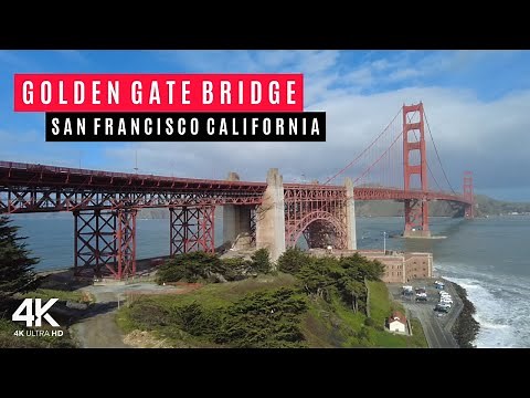 I Walked The Entire GOLDEN GATE BRIDGE in SAN FRANCISCO | 4K 🎧