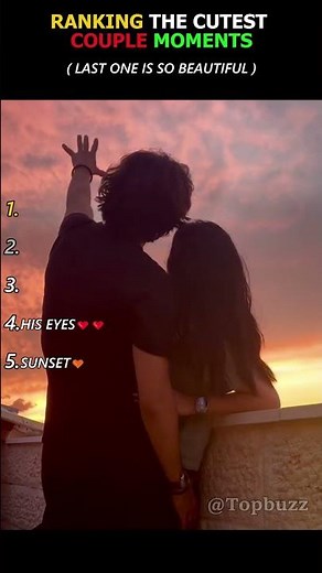RANKING THE CUTEST COUPLE MOMENTS❤❤ #tiktok #couples