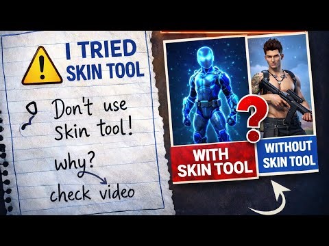 I Tried skin tool ⚠️ Watch this video before using skin tool 🔥 | Garena free fire max