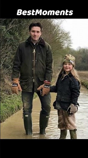 Brooklyn and Harper Beckham #davidbeckham #beckhamfamily #beckham