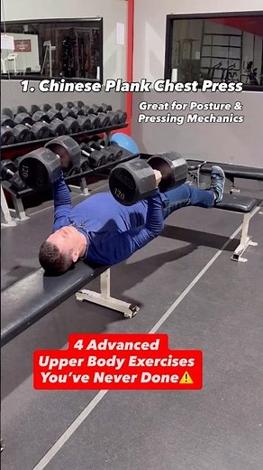 4 Advanced UPPER Body Exercises for Strength, Stability, and Muscle Function