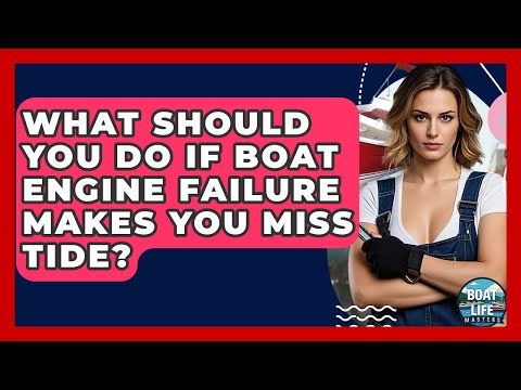 What Should You Do If Boat Engine Failure Makes You Miss Tide? - Boat Life Masters