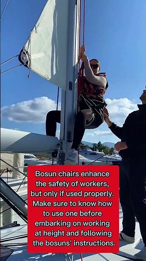 How to Use a Bosun Chair Safely