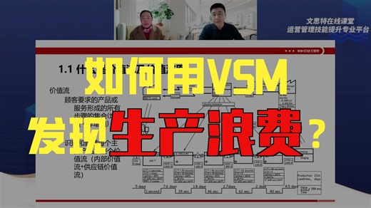 【精益生产经典工具实战分享系列】价值流（VSM）专题（第1期）直播回放