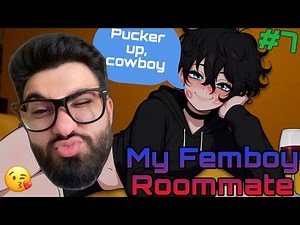 Sharing Lips w/ Robin - My Femboy Roommate 7