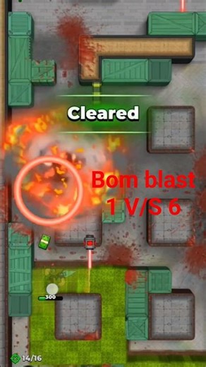 Bom blast 1 V/S 6 Hunter assassin game play #thegames #shorts