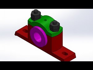 How to create an assembly | Solidworks Tutorial for Beginners| Plummer Block Assembly | Part 2