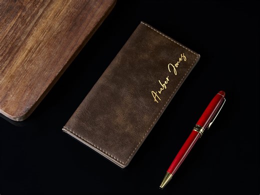 Personalized Leather Checkbook Cover Custom Name Checkbook Wallet Leather Checkbook Cover Checkbook Wallet RFID Checkbook Cover Gift - Etsy