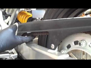 How to tighten the chain on your Honda CBR bullet bike