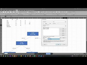Applying a Branch and Bound Algorithm to Solve a Maximization Integer Program [Excel]