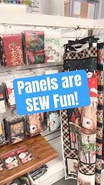 Panels are a fun way to make an easy and fast quilt! #sewing #quilting #shoplocal