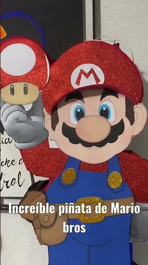 Increíble piñata de Mario bros