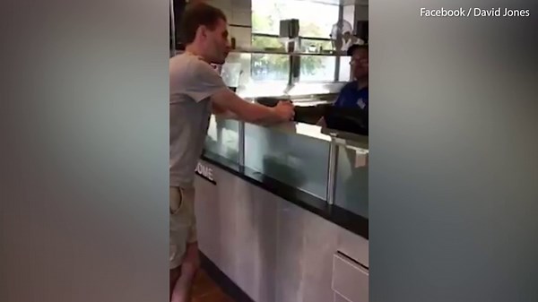 Customer sings for free pizza at Domino's and it works!