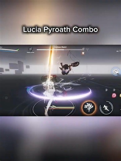 Lucia Pyroath Combo #pgr #punishinggrayraven #combo