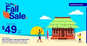 34K views · 153 reactions | Autumn's up. Wheels up. Get a jump on next season with deals on flights. Book now: https://bit.ly/46R0oI9 | JetBlue | Facebook