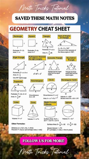 SAVED THESE USEFUL Math Notes | Math Tricks Tutorial