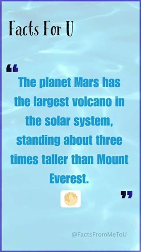 FACT ABOUT ABOUT THE PLANET MARS 🌕. #shorts