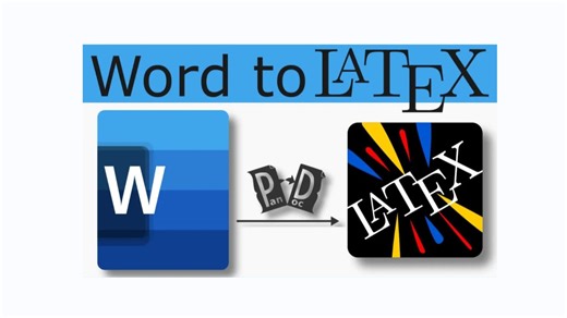 使用 Pandoc 将 Word 文档免费转换为 LaTeX