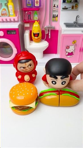 Shin Chan made me smile Toy Fun ASMR#shorts #funny #toys #asmr #satisfying