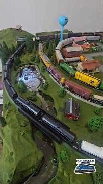 My HO scale train layout.