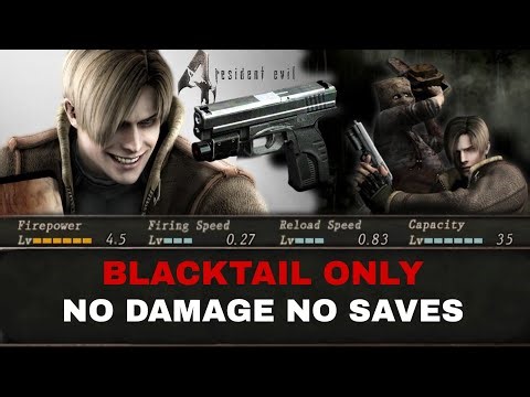 Resident Evil 4 - Blacktail Only (Professional) - No Damage - No Saves