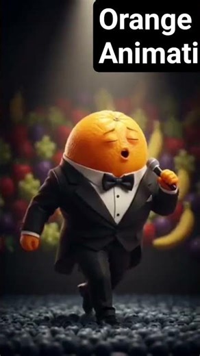 Animated Orange Singing #animation