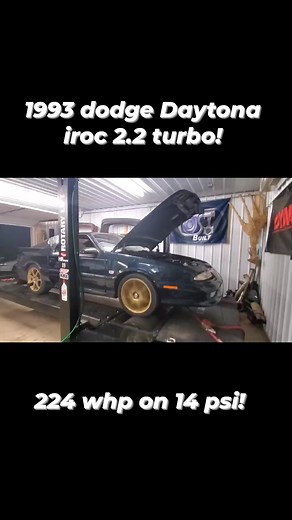 1993 dodge Daytona iroc r/t #viralreelschallenge #reelschallenge #viralvideochallenge #dyno #yostbuilt #BuiltDifferent | Michael Yost